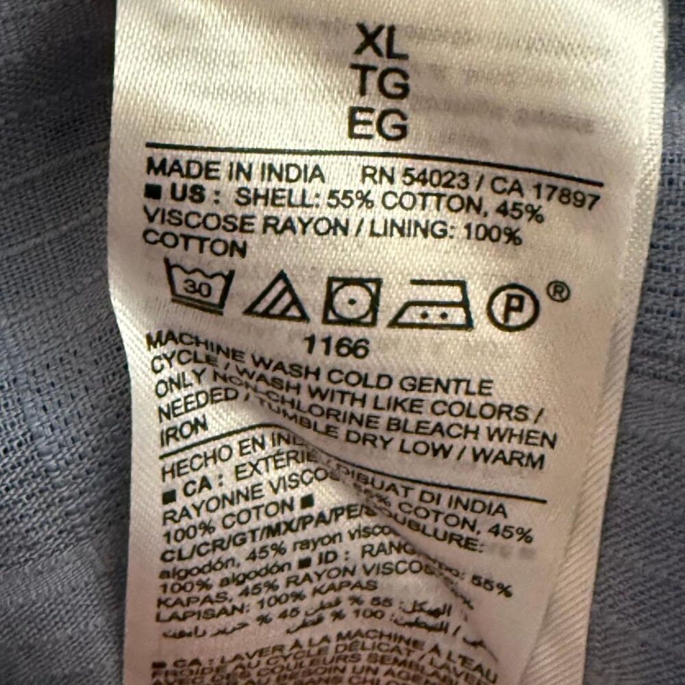 Old Navy Sleeveless Tiered Windowpane Tie-Back Midi Swing Dress, NWT! Size XL - Picture 6 of 6